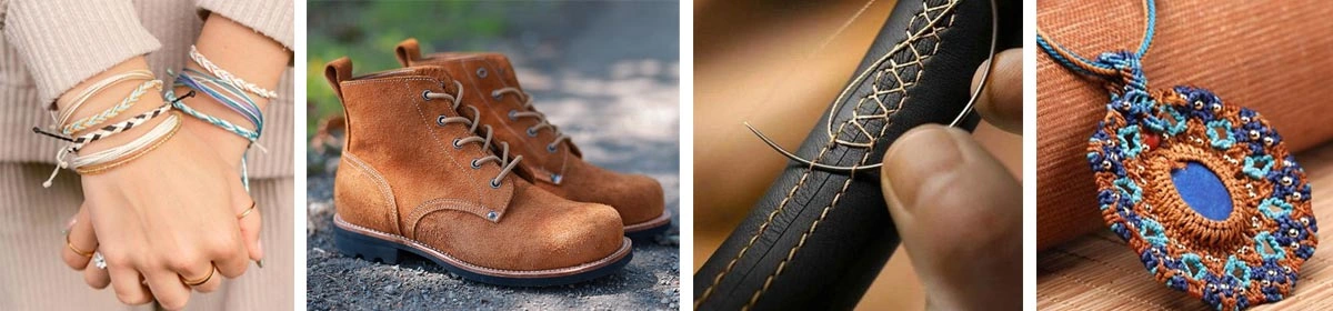 leather waxed thread