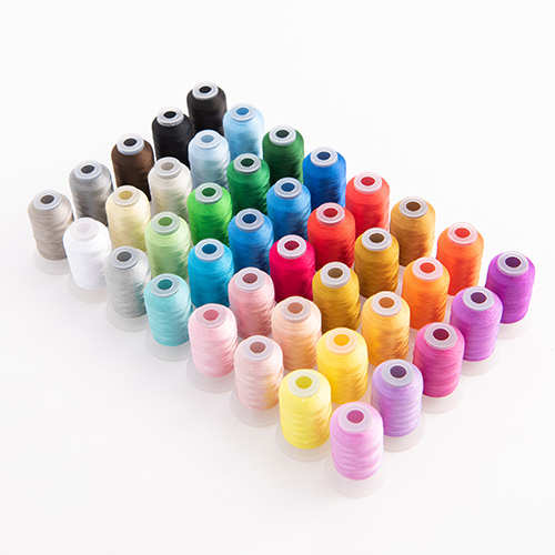 40 embroidery thread spool set