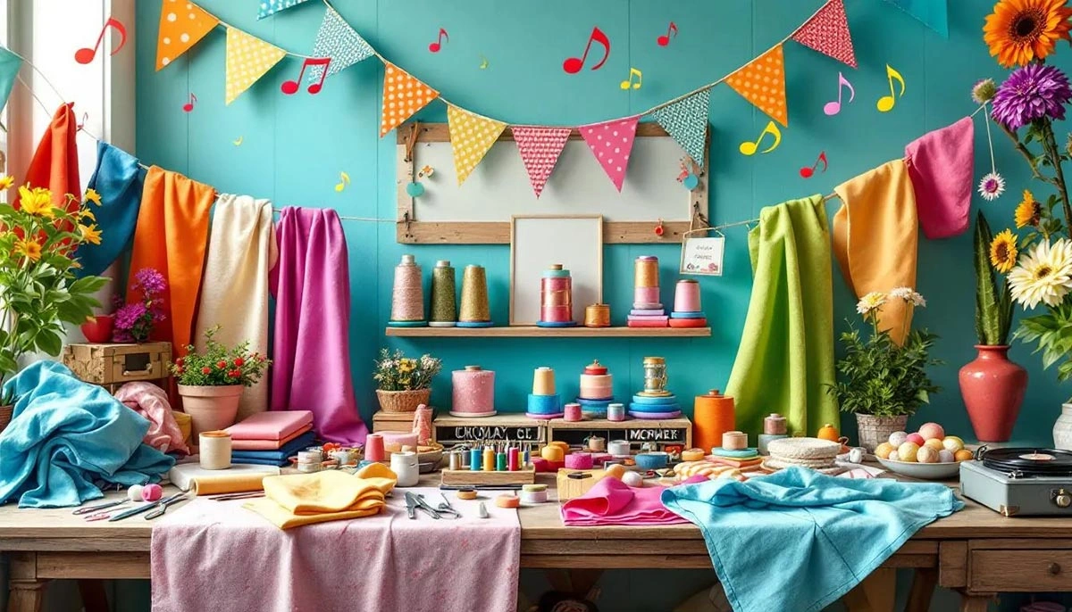 Fun and unique sewing notions, including novelty buttons and decorative pins.