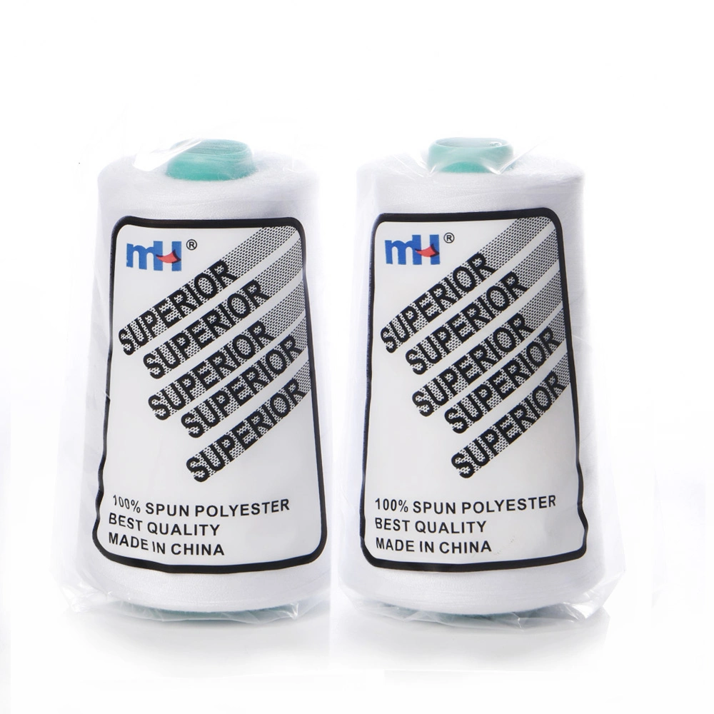 MH brand 100% spun polyester sewing thread 40s/2 5000 yards cone