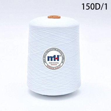 150D/1 polyester structuurgaren voor het overzien van draad