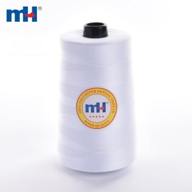 TKT120 20000yds Chỉ khâu Polyester trắng