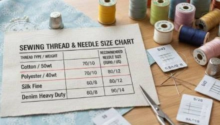 Sewing Thread Needle Size Chart: A Complete Technical Guide for Professional Buyers