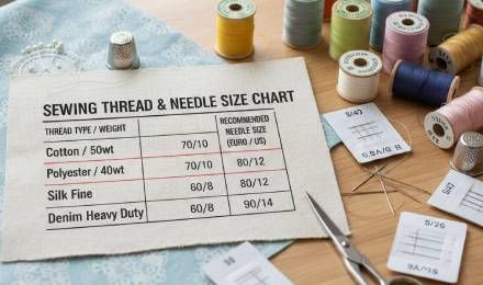 Tabla de tallas de agujas e hilos de coser: una guía técnica completa para compradores profesionales