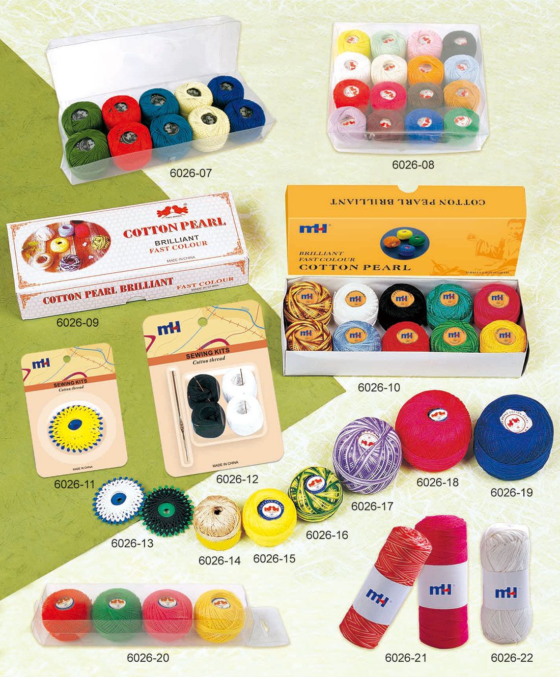 cotton embroidery threads packing