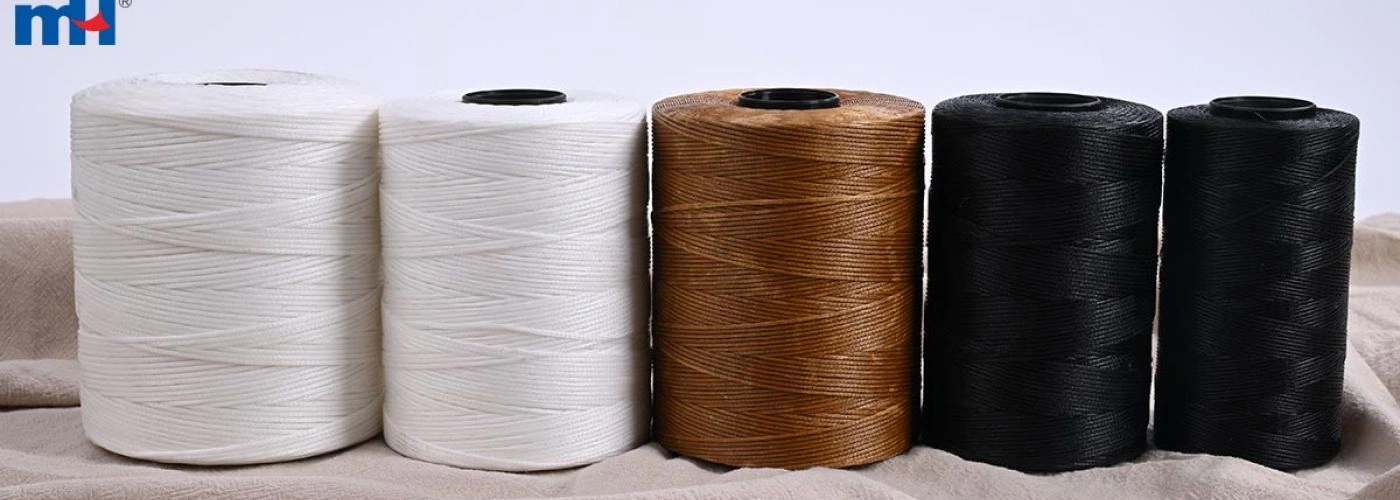 Leather Waxed Thread | High-Strength Polyester/Nylon Wax Thread for Leather Craft & Footwear