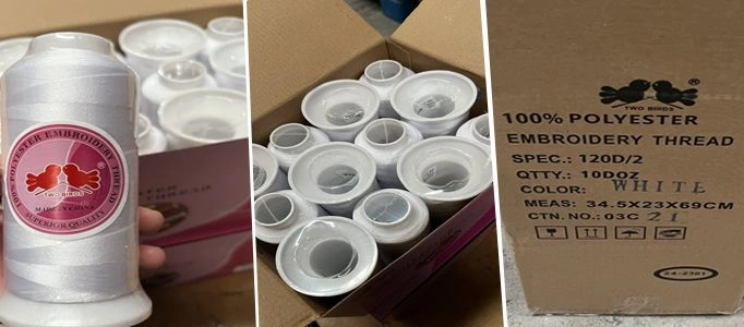 TWO BIRDS embroidery thread