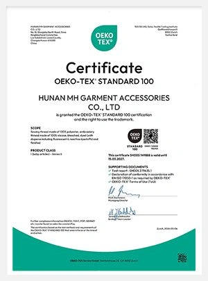 MH OEKO-Tex Certificate