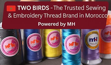 TWO BIRDS – The Trusted Sewing & Embroidery Thread Brand in Morocco