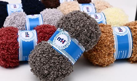 Hilo Teddy Fleece - Hilo acrílico para tejer ultrarrizo y esponjoso