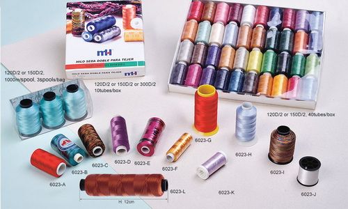 Small Spools of Embroidery Thread