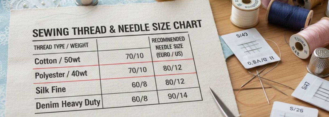 Sewing Thread Needle Size Chart: A Complete Technical Guide for Professional Buyers