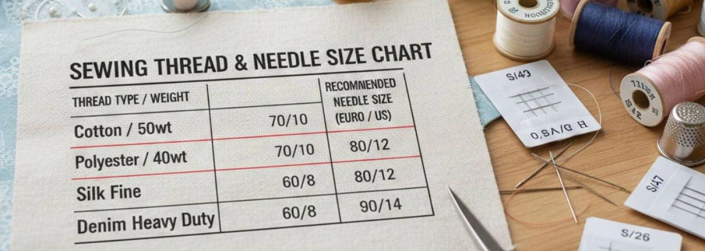Sewing Thread Needle Size Chart: A Complete Technical Guide for Professional Buyers