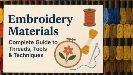 Embroidery Materials: Complete Guide to Threads, Tools & Techniques
