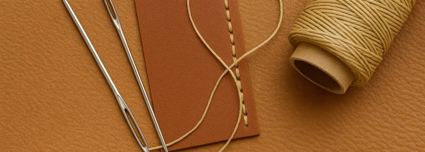 Cómo elegir el mejor hilo de coser para trabajar el cuero
